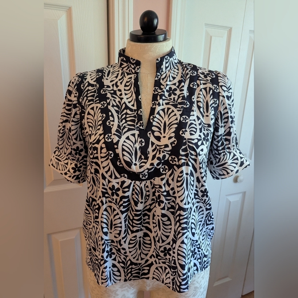 NWOT Ann Taylor Tunic Peasant Style Top Size L